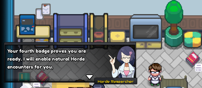 Player talking to the Horde Researcher in the Veilstone Research House